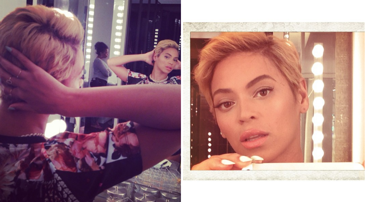 Beyonce har klippt sig kort.